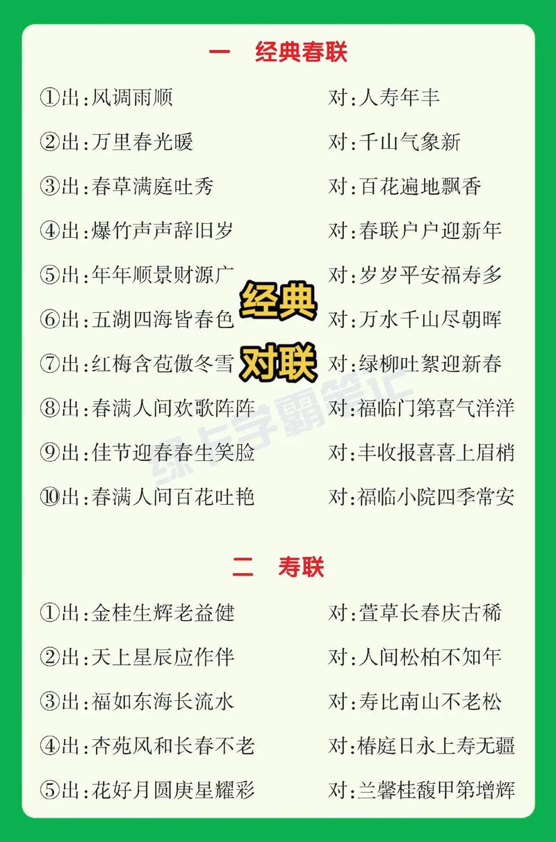 对联基本常识 - 对对联常识 第2张 对联基本常识 - 对对联常识 第2张