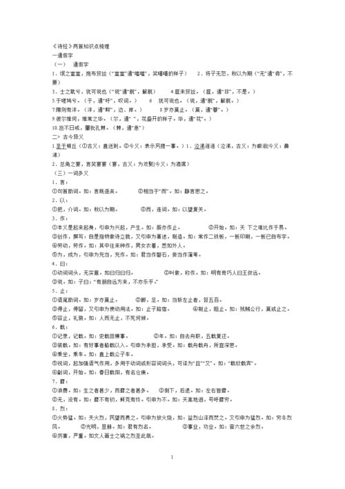 诗经的文学常识(诗经的文学常识积累) 第5张 诗经的文学常识(诗经的文学常识积累) 第5张