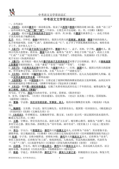 初中文化常识 - 初中文化常识必背 第3张 初中文化常识 - 初中文化常识必背 第3张