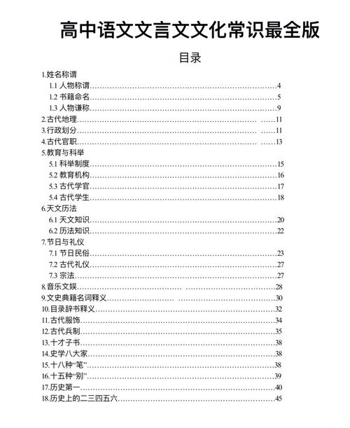 高中文言文文化常识 - 高中文言文文化常识有哪些 第2张 高中文言文文化常识 - 高中文言文文化常识有哪些 第2张