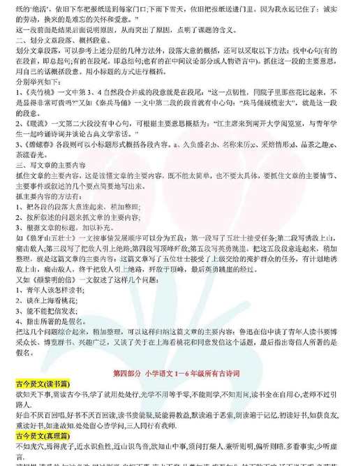 语文小常识大全,语文常识大全阅读 第4张 语文小常识大全,语文常识大全阅读 第4张