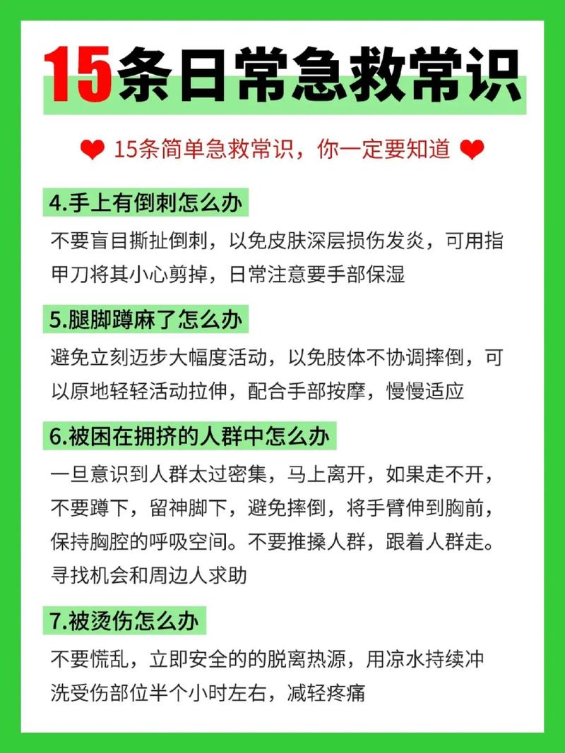现场急救安全常识 - 现场急救安全常识心得体会 第6张 现场急救安全常识 - 现场急救安全常识心得体会 第6张