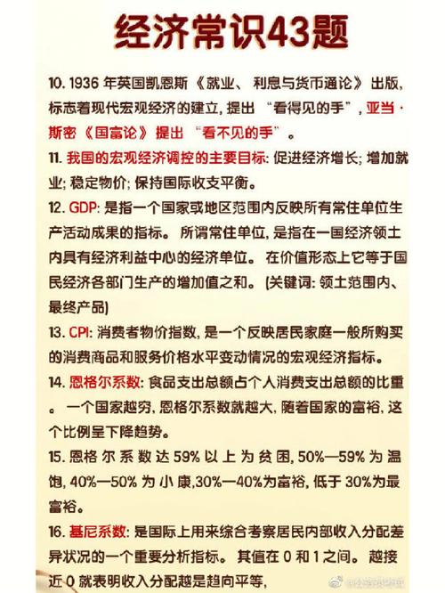 经济常识大全(经济常识是什么意思) 第1张 经济常识大全(经济常识是什么意思) 第1张