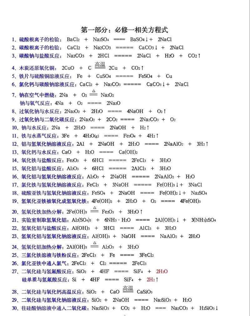 化学常识大全 - 化学常识大全高中 第3张 化学常识大全 - 化学常识大全高中 第3张