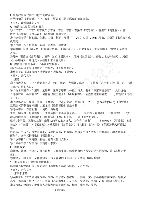高中文学常识大全(高中文学常识大全汇总) 第2张 高中文学常识大全(高中文学常识大全汇总) 第2张