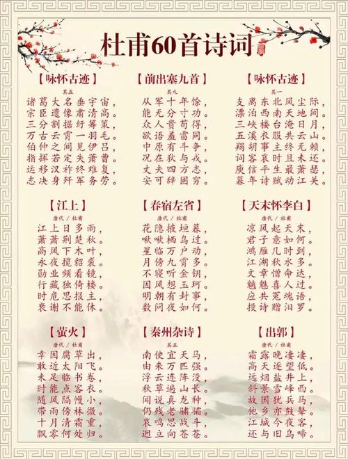 杜甫文学常识(杜甫文学常识选取题) 第1张 杜甫文学常识(杜甫文学常识选取题) 第1张