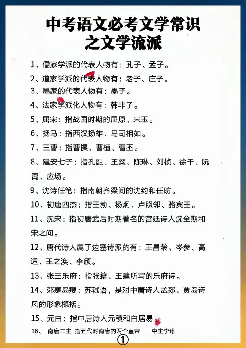 中考国学常识(中考国学常识200题) 第1张 中考国学常识(中考国学常识200题) 第1张