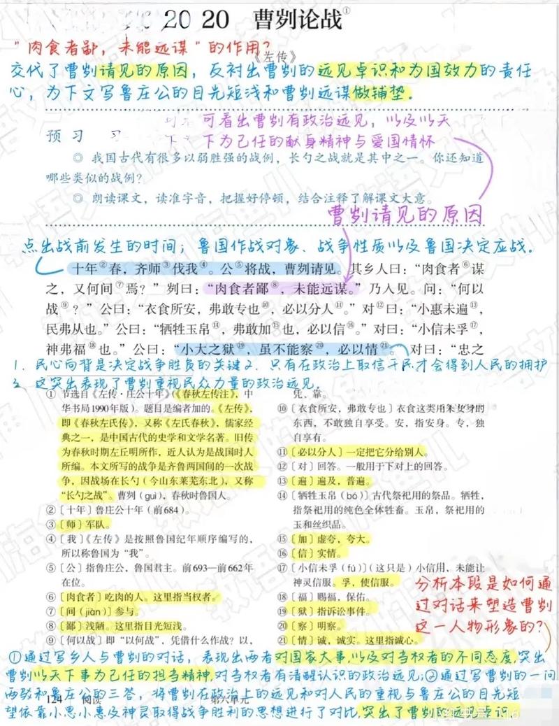 曹刿论战文学常识,曹刿论战文脉梳理 第3张 曹刿论战文学常识,曹刿论战文脉梳理 第3张