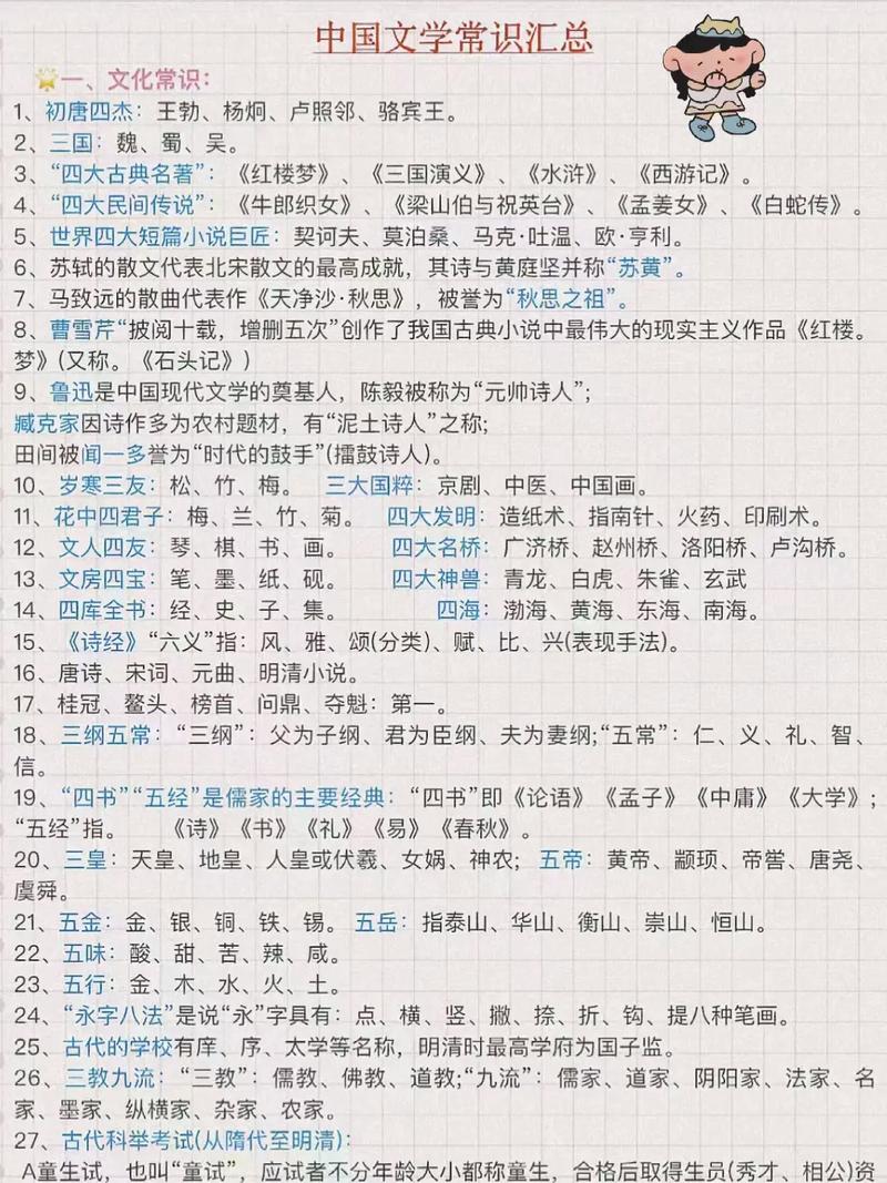 高考古代文学常识 - 高考古代文学常识真题 第4张 高考古代文学常识 - 高考古代文学常识真题 第4张