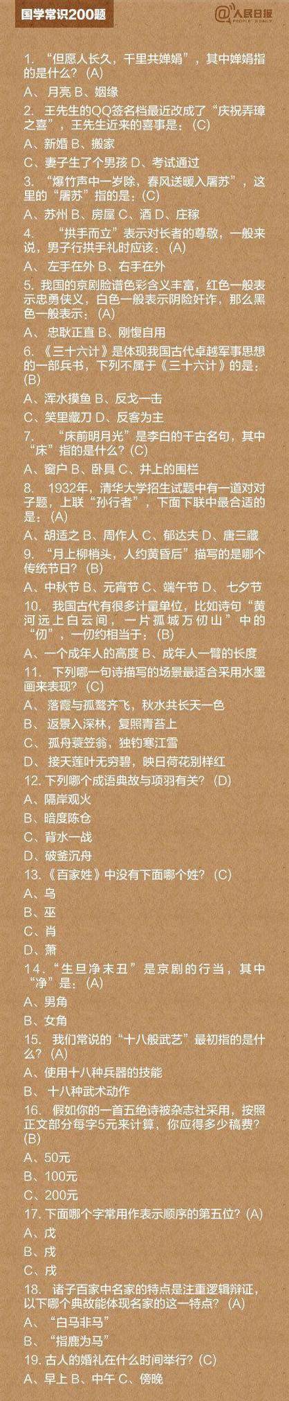历史人文常识知识题库,历史人文常识知识题库大全 第5张 历史人文常识知识题库,历史人文常识知识题库大全 第5张