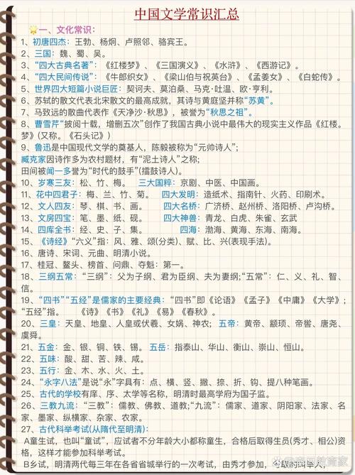 大学古代文学常识,大学语文古代文学常识 第6张 大学古代文学常识,大学语文古代文学常识 第6张