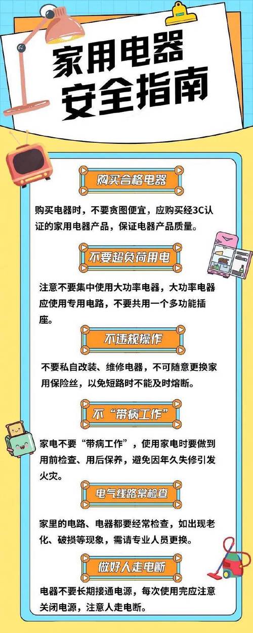 家用电器使用安全常识,家用电器使用常识和安全注意事项 第1张 家用电器使用安全常识,家用电器使用常识和安全注意事项 第1张