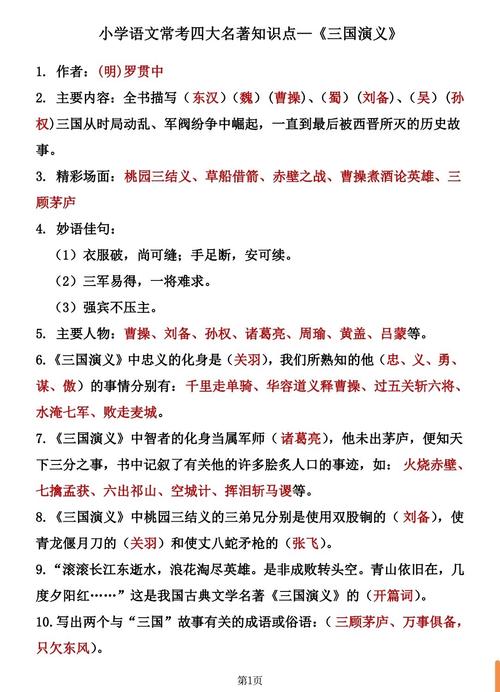 三国演义文学常识(三国演义文学常识必考点) 第4张 三国演义文学常识(三国演义文学常识必考点) 第4张