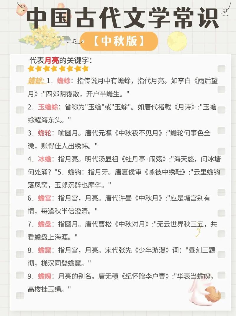 中秋节文化常识,中秋文化知识摘抄 第2张 中秋节文化常识,中秋文化知识摘抄 第2张